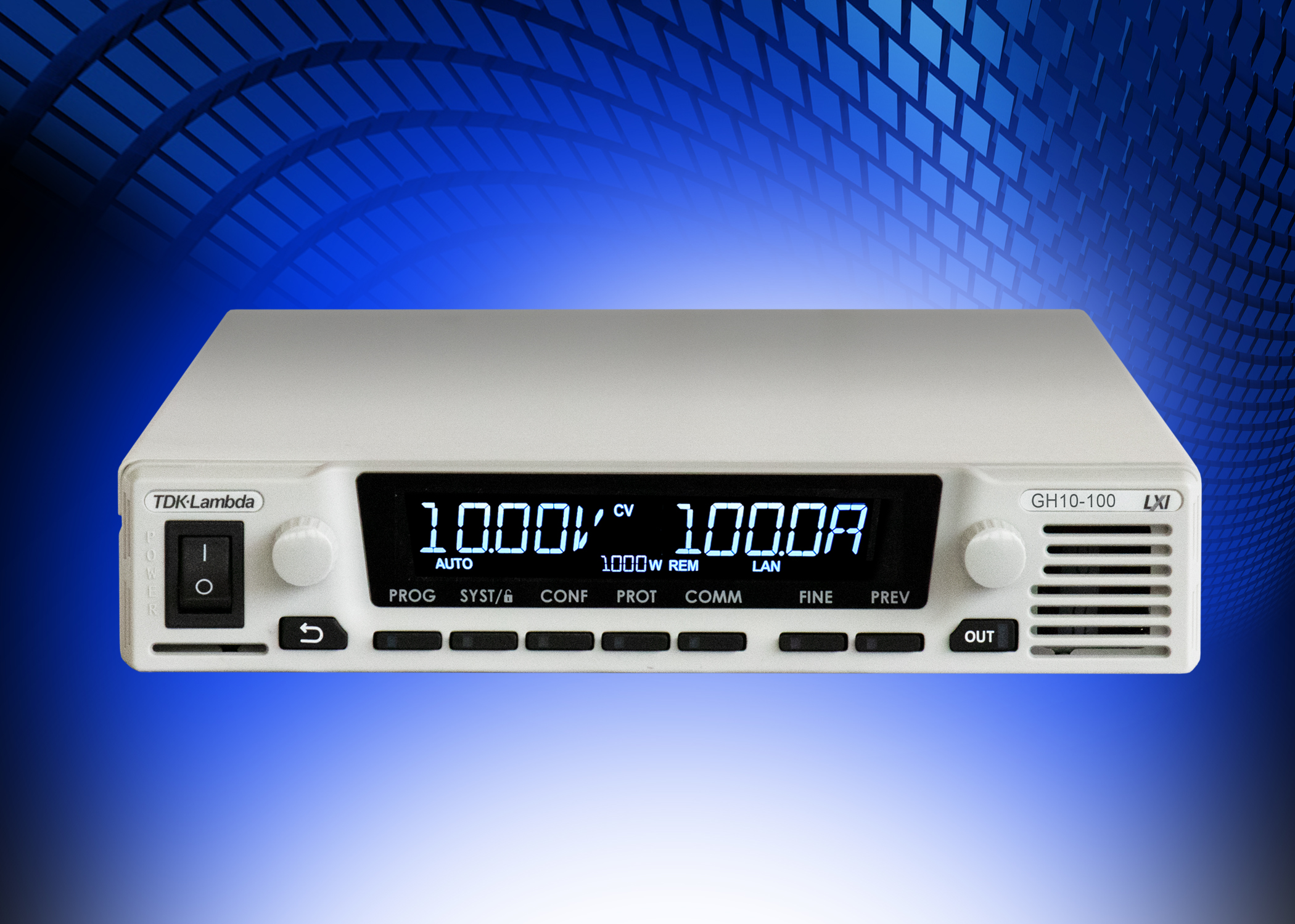 DC Power Supplies Available in 1U High Full, Half Rack Sizes